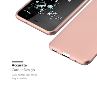 HTC U PLAY Suojakuori Kotelo (Vaaleanpunainen)