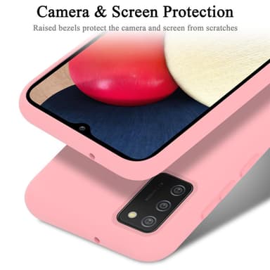 Samsung Galaxy A02s Suojakuori Kotelo (Vaaleanpunainen)