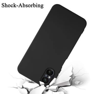 Sony Xperia 5 V Suojakuori Kotelo Case (Musta)