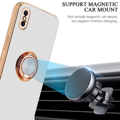 iPhone X / XS Suojakuori Kotelo (Valkoinen)