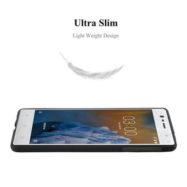 Suojakuori Nokia 3 2017 Kotelo (Musta)