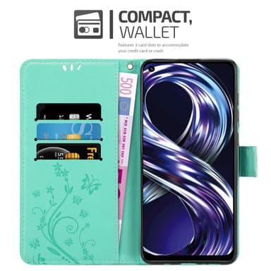 Realme 8i / Narzo 50 4G Suojakuori Lompakkokotelo