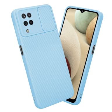Samsung Galaxy A12 / M12 Suojakuori Kotelo (Sininen)