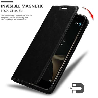 ZTE Nubia N1 LITE Suojakuori Lompakkokotelo (Musta)