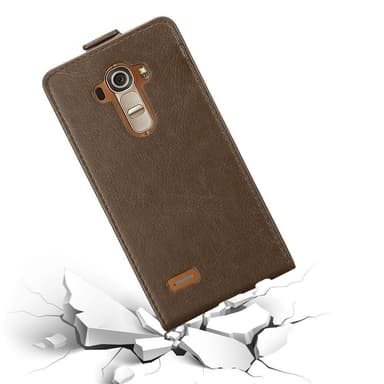 LG G4 / G4 PLUS Suojakuori Lompakkokotelo (Ruskea)