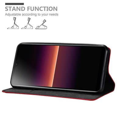 Sony Xperia L4 Suojakuori Lompakkokotelo (Punainen)