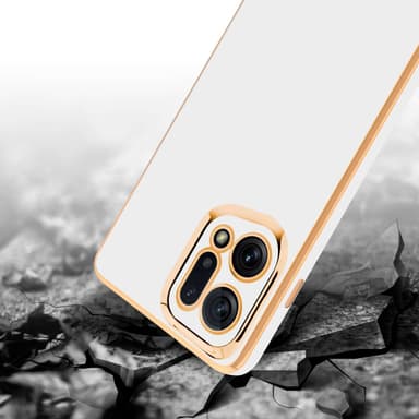 Oppo FIND X5 Suojakuori Case Cover (Valkoinen)