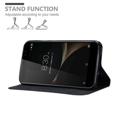 ZTE Nubia N1 LITE Suojakuori Lompakkokotelo (Musta)