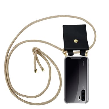 Huawei P30 PRO Suojakuori Kotelo Ketju (Ruskea)