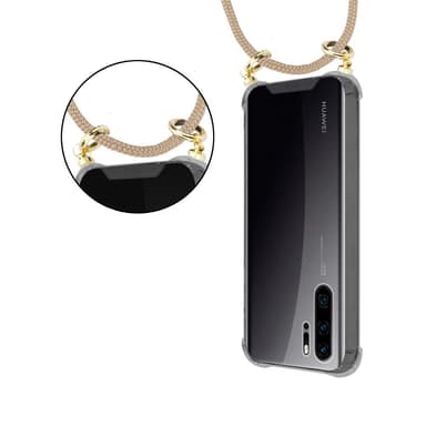 Huawei P30 PRO Suojakuori Kotelo Ketju (Ruskea)