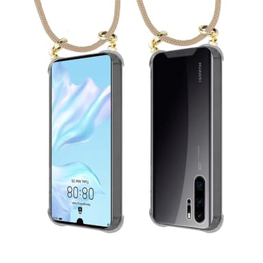 Huawei P30 PRO Suojakuori Kotelo Ketju (Ruskea)