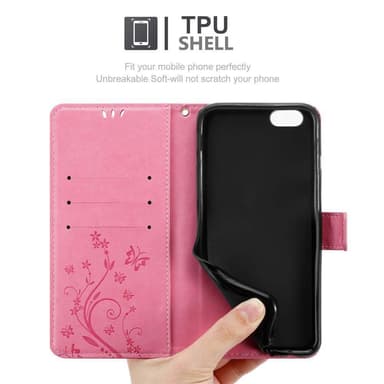 iPhone 6 / 6S Suojakuori Lompakkokotelo