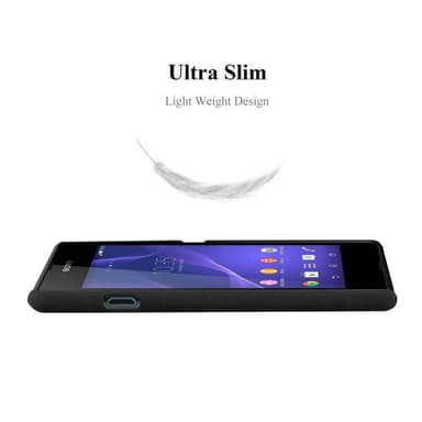 Sony Xperia E3 Suojakuori Kotelo Case (Musta)