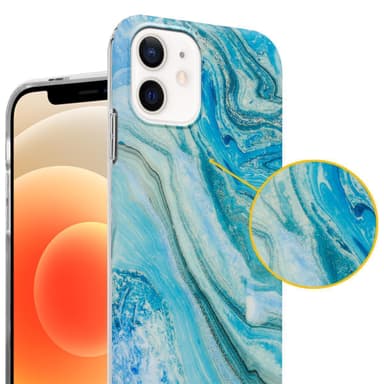 iPhone 12 / 12 PRO Suojakuori Lompakkokotelo (Sininen)