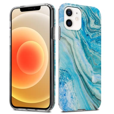 iPhone 12 / 12 PRO Suojakuori Lompakkokotelo (Sininen)