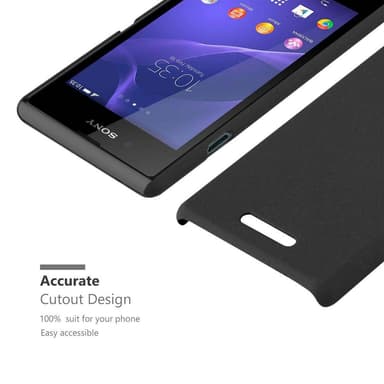Sony Xperia E3 Suojakuori Kotelo Case (Musta)