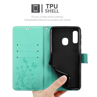 Samsung Galaxy A10e / A20e Suojakuori Lompakkokotelo