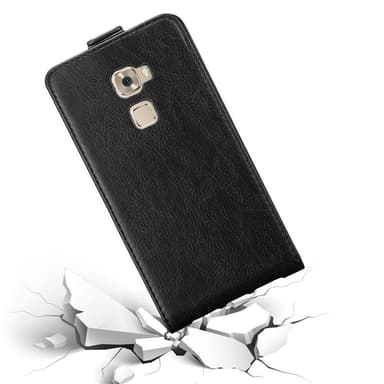Huawei MATE S Suojakuori Lompakkokotelo (Musta)