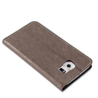 Samsung Galaxy S6 Suojakuori Lompakkokotelo (Ruskea)