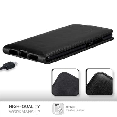 Huawei MATE S Suojakuori Lompakkokotelo (Musta)