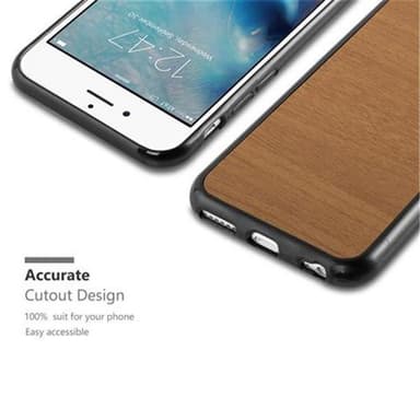 iPhone 6 / 6S Suojakuori Kotelo (Ruskea)