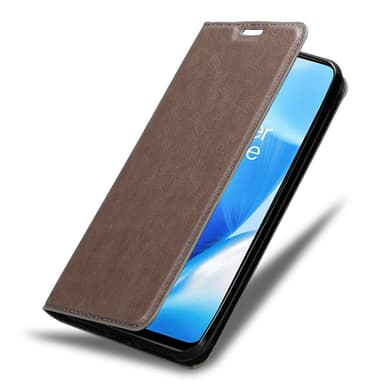 OnePlus Nord N200 5G Suojakuori Lompakkokotelo (Ruskea)