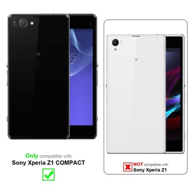 Suojakuori Sony Xperia Z1 COMPACT Kotelo (Punainen)