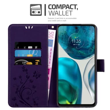 Motorola MOTO G52 4G / G82 5G Suojakuori Lompakkokotelo