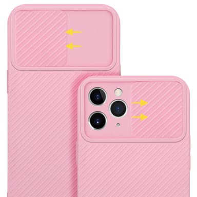 iPhone 11 PRO MAX Suojakuori Kotelo (Vaaleanpunainen)