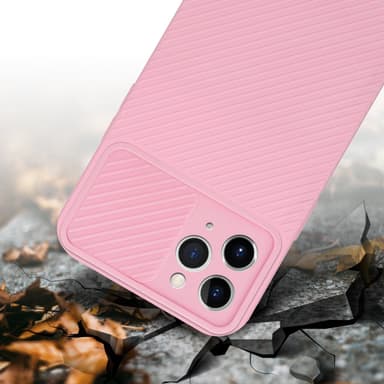 iPhone 11 PRO MAX Suojakuori Kotelo (Vaaleanpunainen)