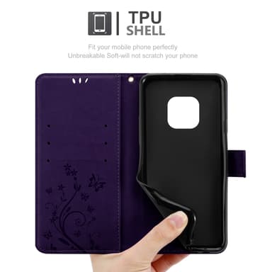 Nokia XR20 Suojakuori Lompakkokotelo (Violetti)