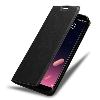 MEIZU M6S Suojakuori Lompakkokotelo (Musta)