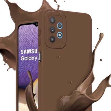 Samsung Galaxy A32 5G Suojakuori Kotelo (Ruskea)