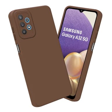 Samsung Galaxy A32 5G Suojakuori Kotelo (Ruskea)