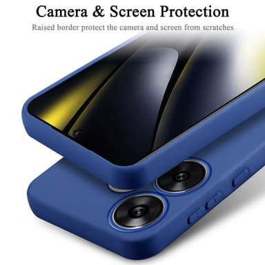 Xiaomi Poco F6 Suojakuori Kotelo Case (Sininen)