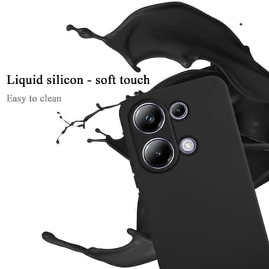 Xiaomi Poco M6 Pro Suojakuori Kotelo Case (Musta)