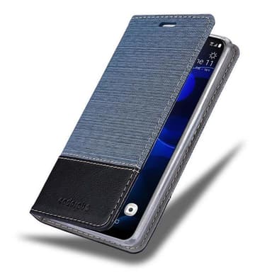 HTC Desire 19 PLUS Suojakuori Lompakkokotelo (Sininen)