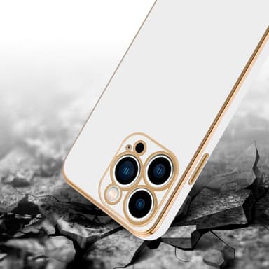 iPhone 14 PRO Suojakuori Case Cover (Valkoinen)