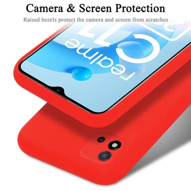Realme C11 2021 Suojakuori Kotelo Case (Punainen)