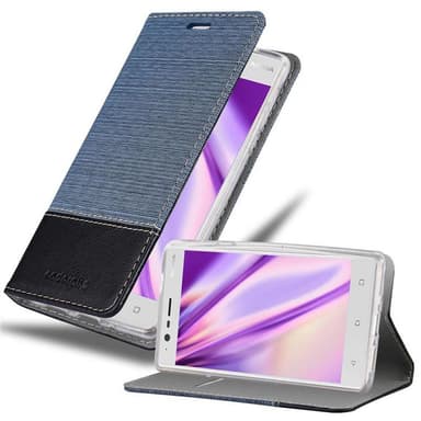 Nokia 3 2017 Suojakuori Lompakkokotelo (Sininen)