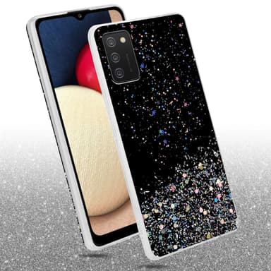 Samsung Galaxy A02s Suojakuori Kotelo (Musta)