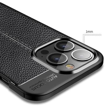 iPhone 13 PRO MAX Suojakuori Case Cover (Musta)