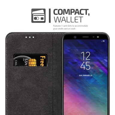Samsung Galaxy A6 PLUS 2018 Suojakuori (Musta)