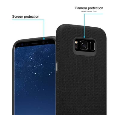 Samsung Galaxy S8 PLUS Suojakuori Kotelo (Musta)