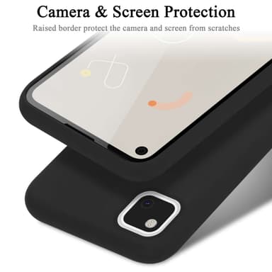 Google PIXEL 4A 5G Suojakuori Kotelo Case (Musta)