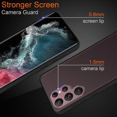 Samsung Galaxy S22 ULTRA Suojakuori Kotelo (Läpinäkyvä)