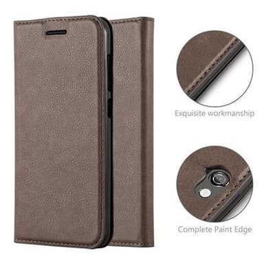 HTC ONE A9 Suojakuori Lompakkokotelo (Ruskea)