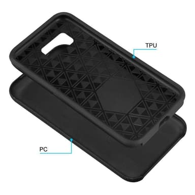 Samsung Galaxy S8 PLUS Suojakuori Kotelo (Musta)
