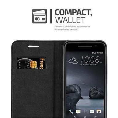HTC ONE A9 Suojakuori Lompakkokotelo (Ruskea)