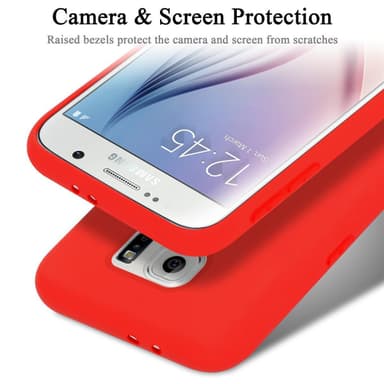 Samsung Galaxy S6 Suojakuori Kotelo (Punainen)